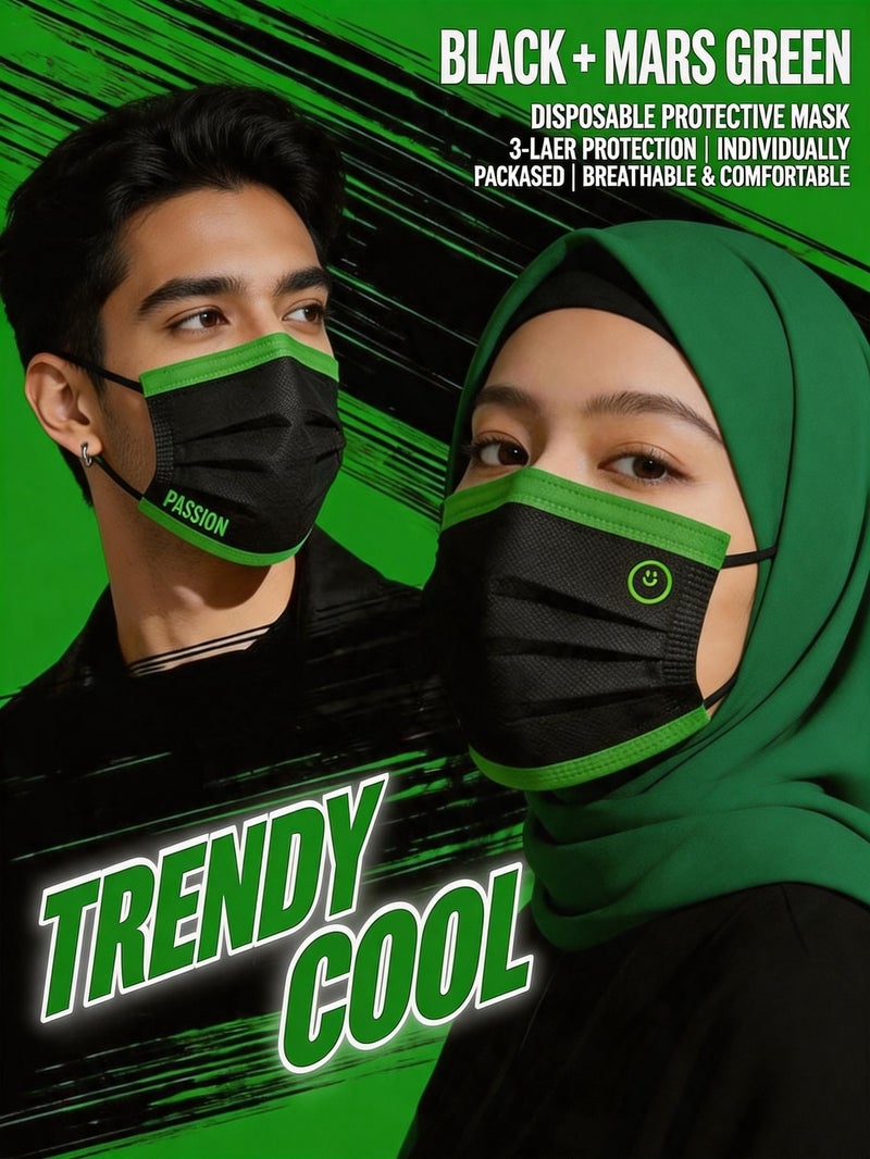 Fashion Face Mask Reusable Anti-Pollution PM2.5 Protection Mask, Washable Breathable Safety Mask for Daily Commute Outdoor Activities - Image 5