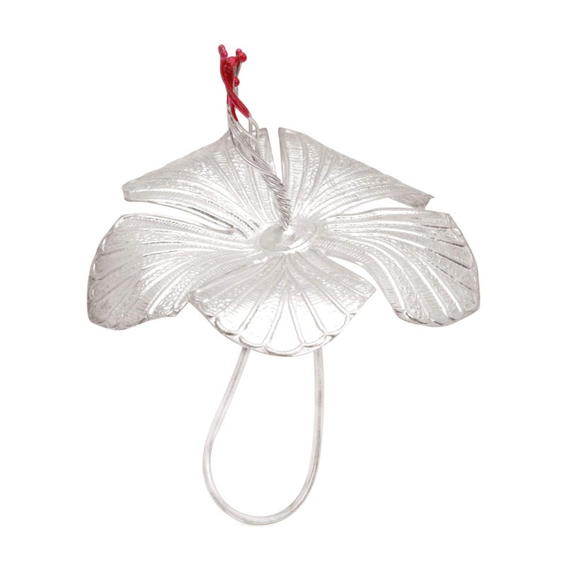 Osasbazaar Pure Silver Flowers for Puja Temple at Home Workplace and Gifting 90925 Pure BIS Hallmarked Silver Colour Set of 1 - Image 1