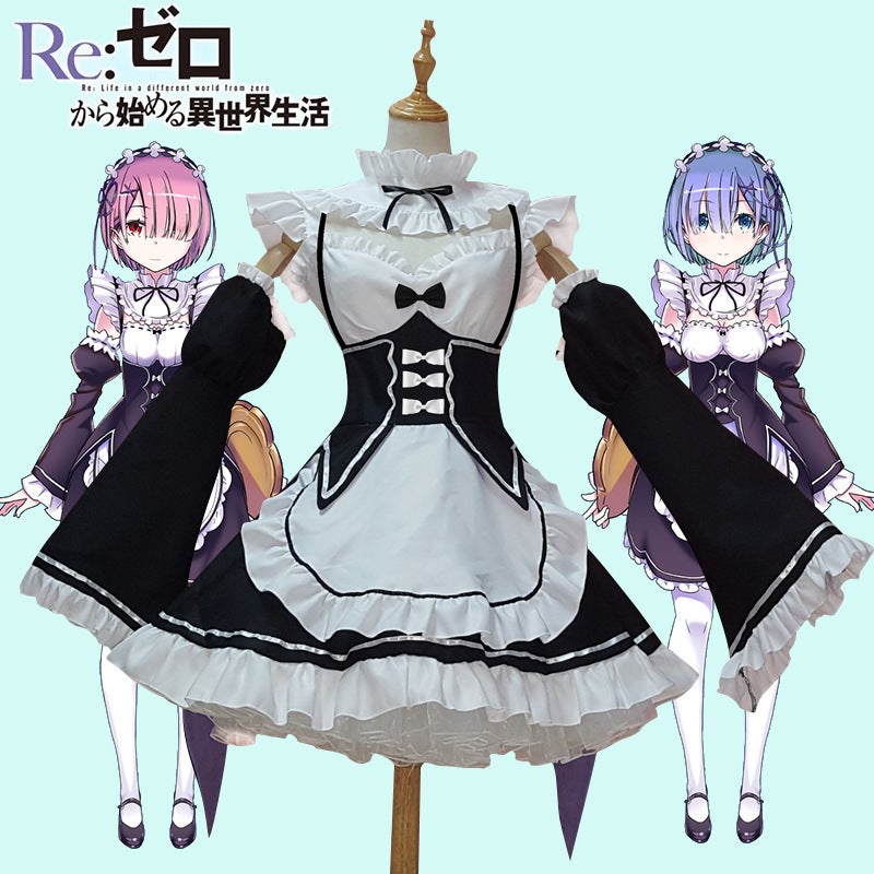 Different Life Plus Size From Scratch Remram Cosplay Women'S Clothing Maid Clothing Maid Clothing - Image 1