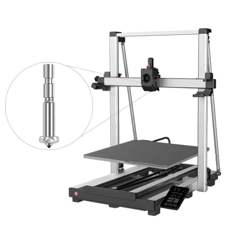 فوهات الطابعة من الفولاذ المقوى 2 قطعة عالية التدفق استبدال سريع لطابعة كوبرا 3 ماكسيموم كومبو ثلاثية الأبعاد - Image 4