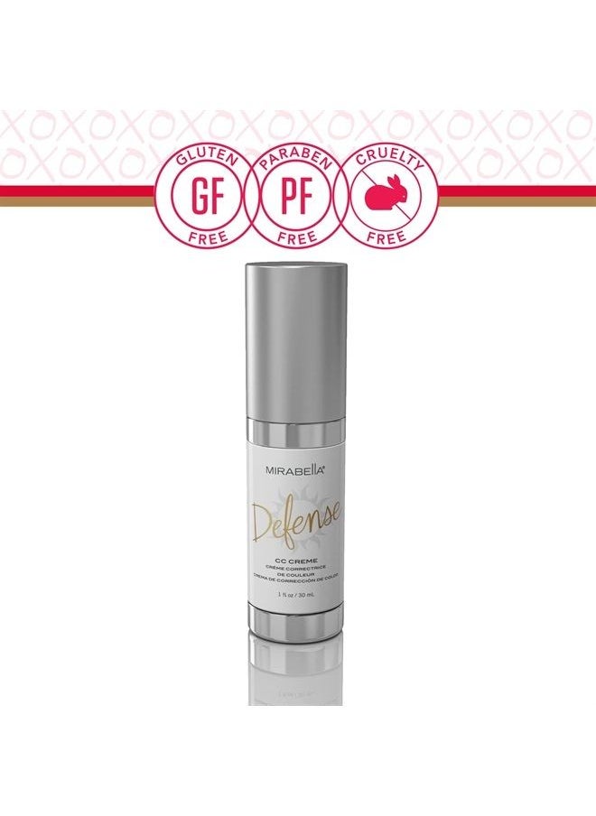 Mirabella - CC Cream, Dark - Hydrating Soothing Full Coverage CC Cream with SPF 20 & Oil Control - Includes Vitamin E, Squalane, and Avocado Oil to Moisturize - For All Skin Types - Image 1