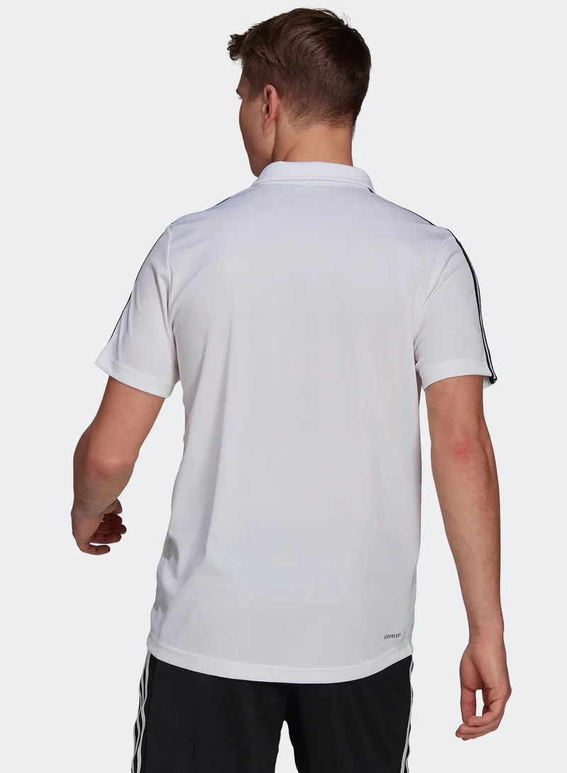 Adidas 3 Stripe Polo