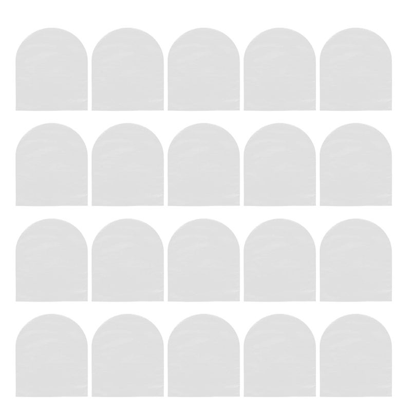 PRETYZOOM 25Pcs Disposable Tongue Protective Covers Transparent Plastic Non-Bitter Sleeves for Adults and Kids Comfortable Taste-Proof Solution for Medicine - Image 1