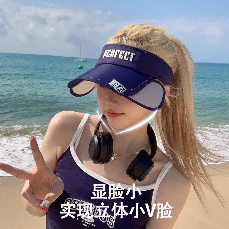 Women's UV Protection Visor Hat Breathable Outdoor - Image 3