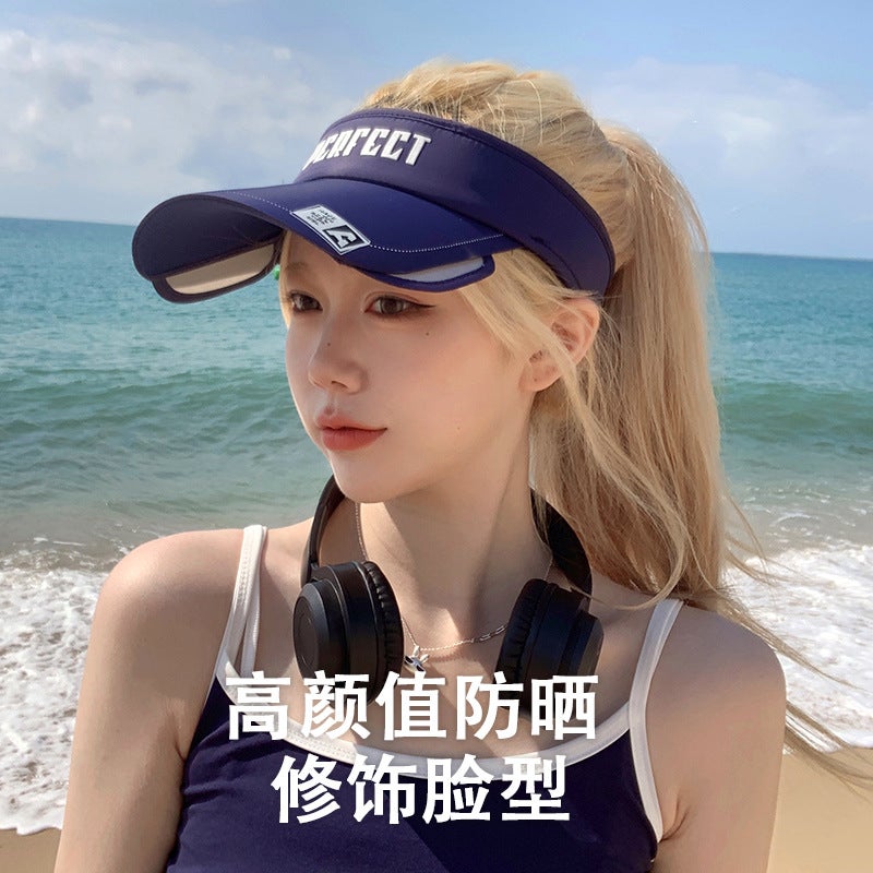 Women's UV Protection Visor Hat Breathable Outdoor - Image 4