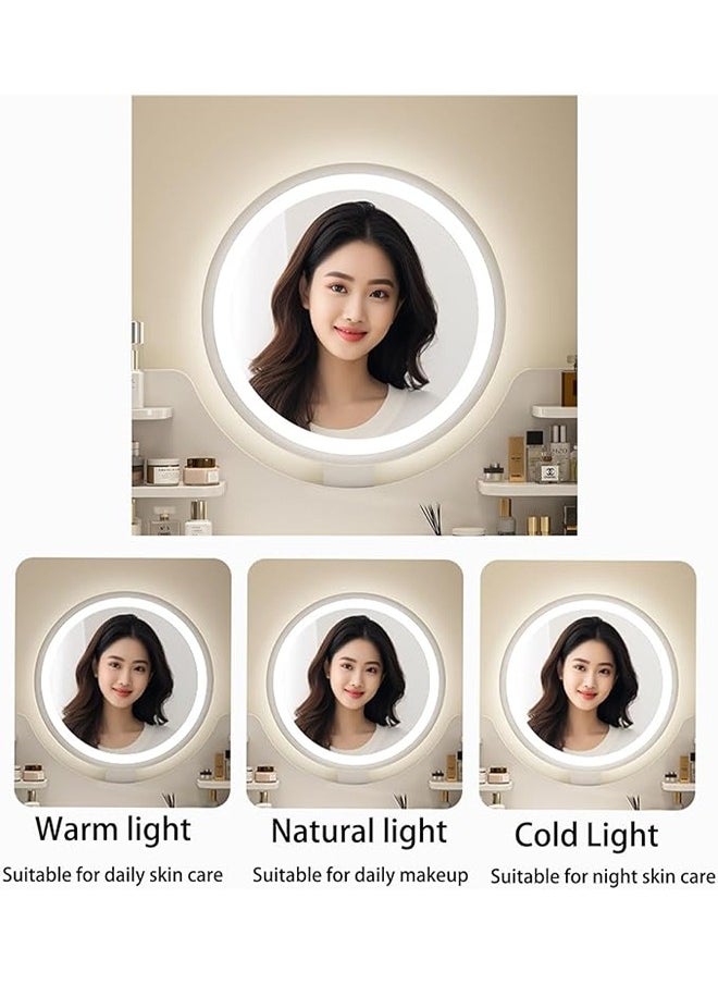 كيكي مرآة مضاءة LED - تتميز بمرآة LED مدمجة مع سطوع قابل للتعديل لتطبيق المكياج بشكل مثالي.  - Image 5