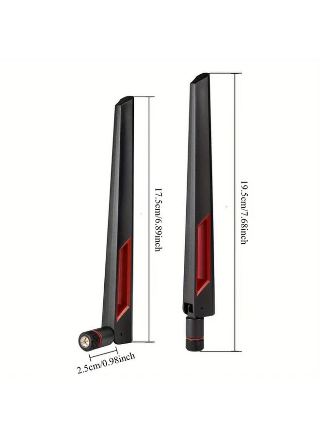 2pcs Dual Band WiFi Antenna 2.4GHz 5GHz 5.8GHz SMA for Desktop PC PCI Express Wireless Card Network Router - Image 2
