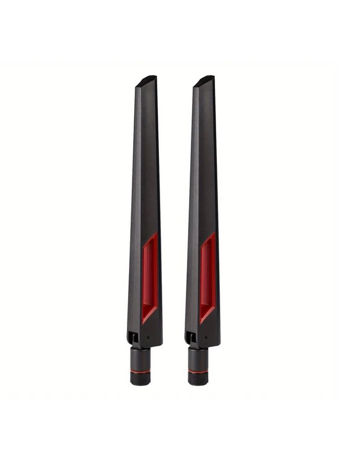 2pcs Dual Band WiFi Antenna 2.4GHz 5GHz 5.8GHz SMA for Desktop PC PCI Express Wireless Card Network Router - Image 5