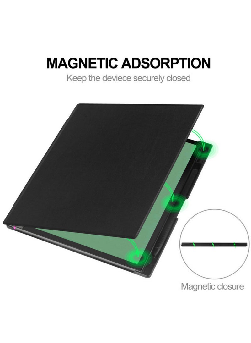 1Pcs Leather Case for Boox Note Air 4C 2024 Note Air 3C Note Air 3 BW 2023 with Pen Holder and Auto Sleep Wake Function Protective Cover - Image 4