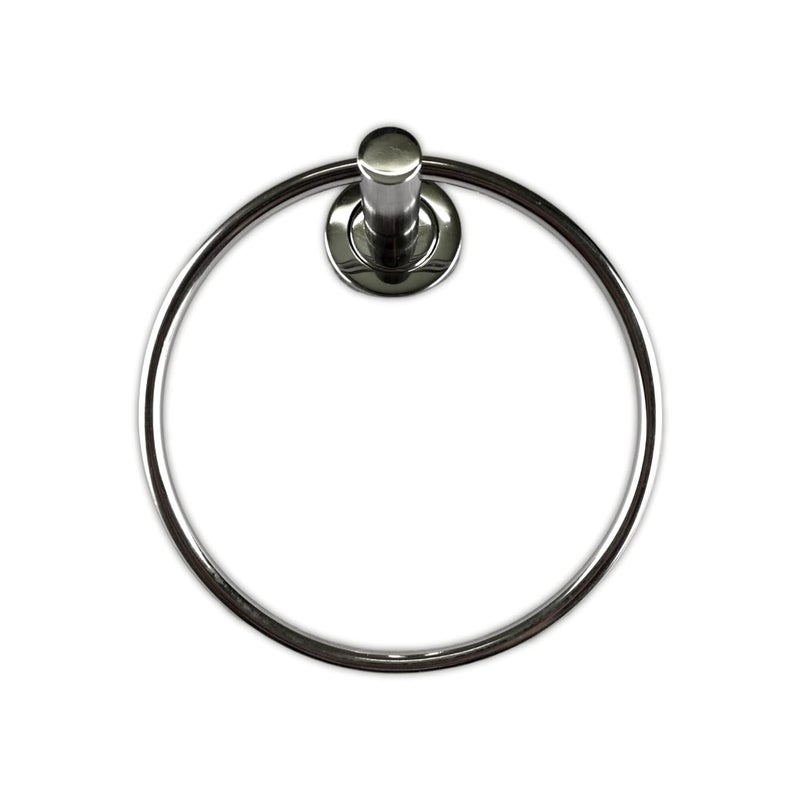 Stainless Steel Towel Ring for BathroomWash BasinNapkinTowel HangerBathroom Accessories ChromeRound  - Image 5