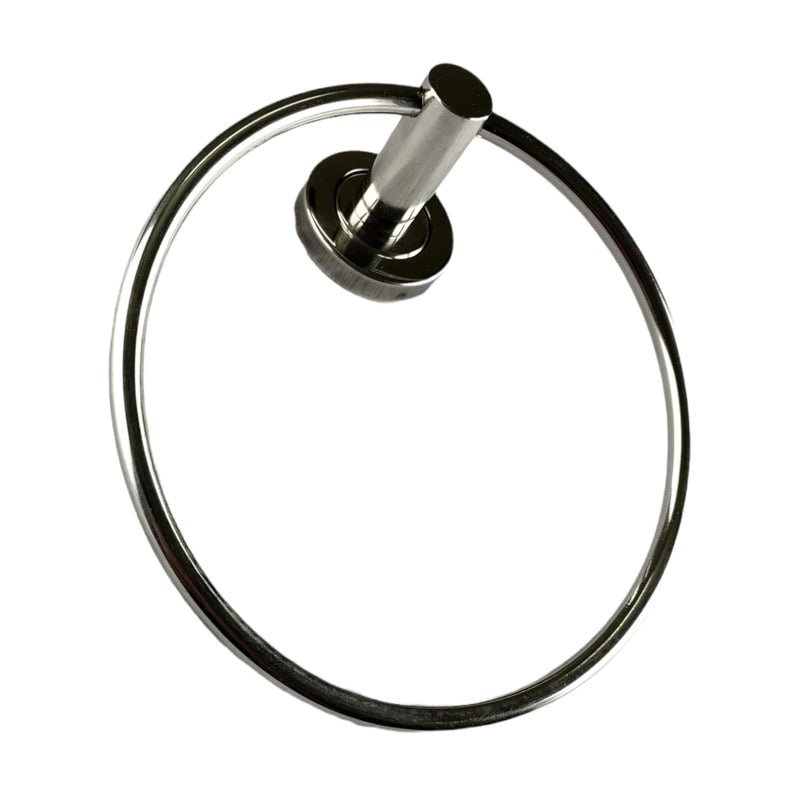 Stainless Steel Towel Ring for BathroomWash BasinNapkinTowel HangerBathroom Accessories ChromeRound  - Image 3