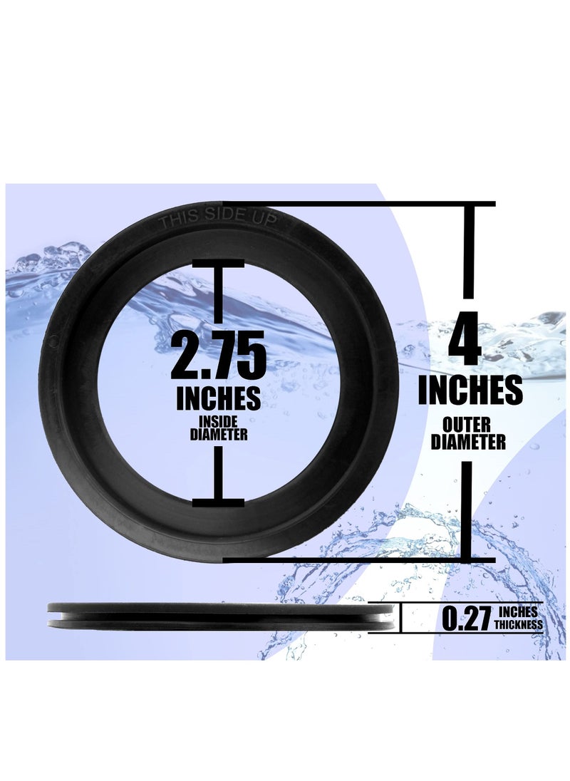SYOSI 2 Pack Toilet Flush Ball Ring Seal Kit Replacement Gaskets Sealand Parts for Dometic RV Toilets  - Image 5