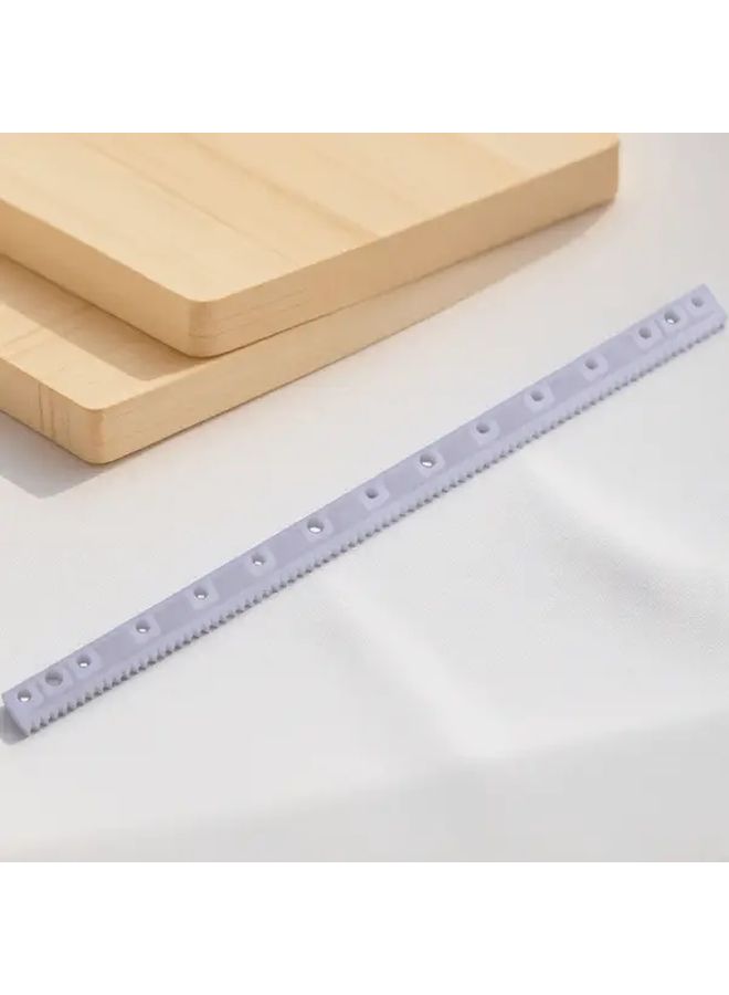 10pcs 0.5 Modulus Plastic Rack 125mm Gear Stand Storage Holder - Image 2