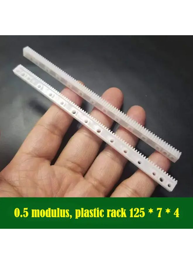 10pcs 0.5 Modulus Plastic Rack 125mm Gear Stand Storage Holder - Image 4