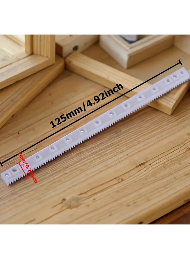 10pcs 0.5 Modulus Plastic Rack 125mm Gear Stand Storage Holder - Image 3