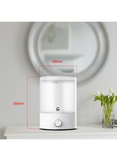 Flash Hawk Ultrasonic Air Humidifier with Speed Adjustable and Night Light 2.5L 28W SC-2C25A White  - Image 3