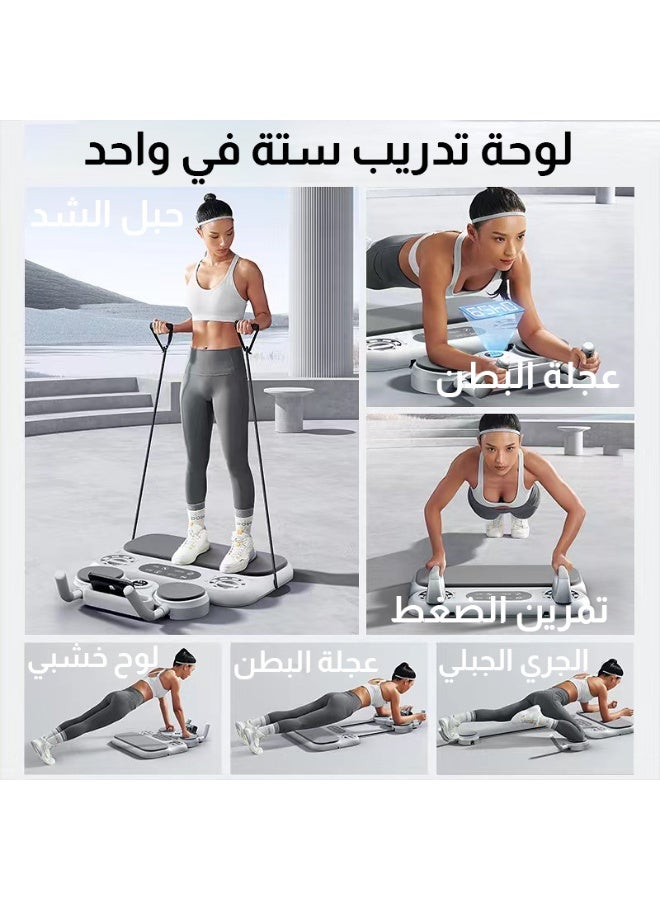 ميجيوسيون لوح اللياقة البدنية متعدد الوظائف 6 في 1 | تمرين منزلي شامل للجسم | لتقوية عضلات البطن والذراعين وحرق الدهون بسرعة - Image 5