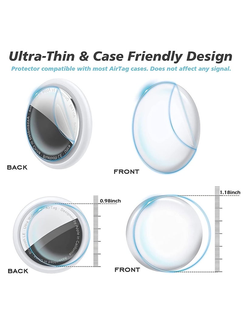 Y&D Airbag Screen Protector Film, Scratch Skin Protective Film Compatible with Airbags, Coverage Bubble Free Fit for AirTag Tracker, Front, and Rear Films.  - Image 5