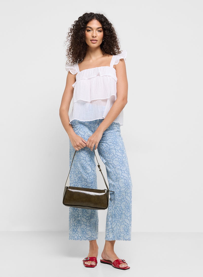 Ginger Ruffle Tiered Flouncy Top  - Image 4