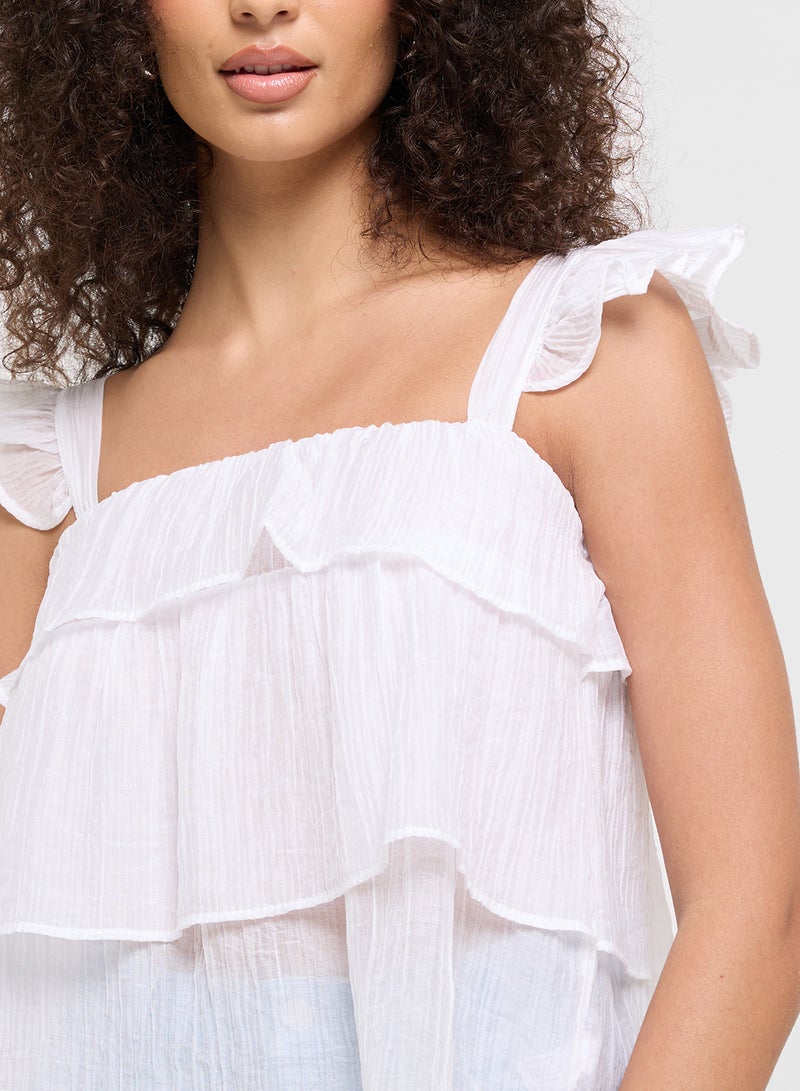 Ginger Ruffle Tiered Flouncy Top  - Image 3