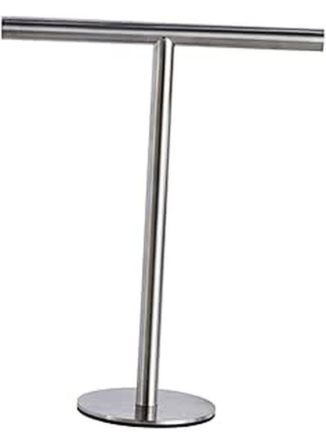 Stainless Steel Vertical Towel Rack Space Saving Countertop Holder Organizer - Image 1