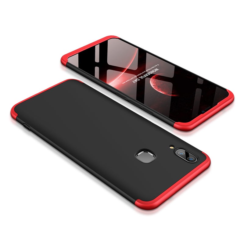 Generic (Unbranded) غطاء هجين رفيع 3 في 1 كامل الجسم 360 درجة حماية خلفية للـ VIVO V9/Y85/Z1 باللون الأزرق - Image 3