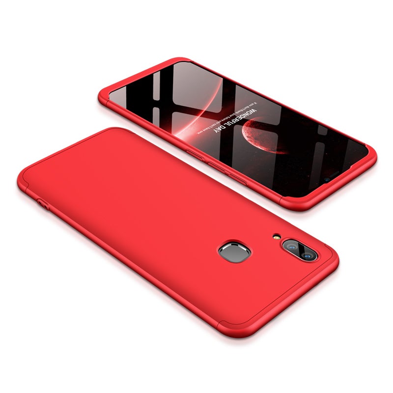 Generic (Unbranded) غطاء هجين رفيع 3 في 1 كامل الجسم 360 درجة حماية خلفية للـ VIVO V9/Y85/Z1 باللون الأزرق - Image 2