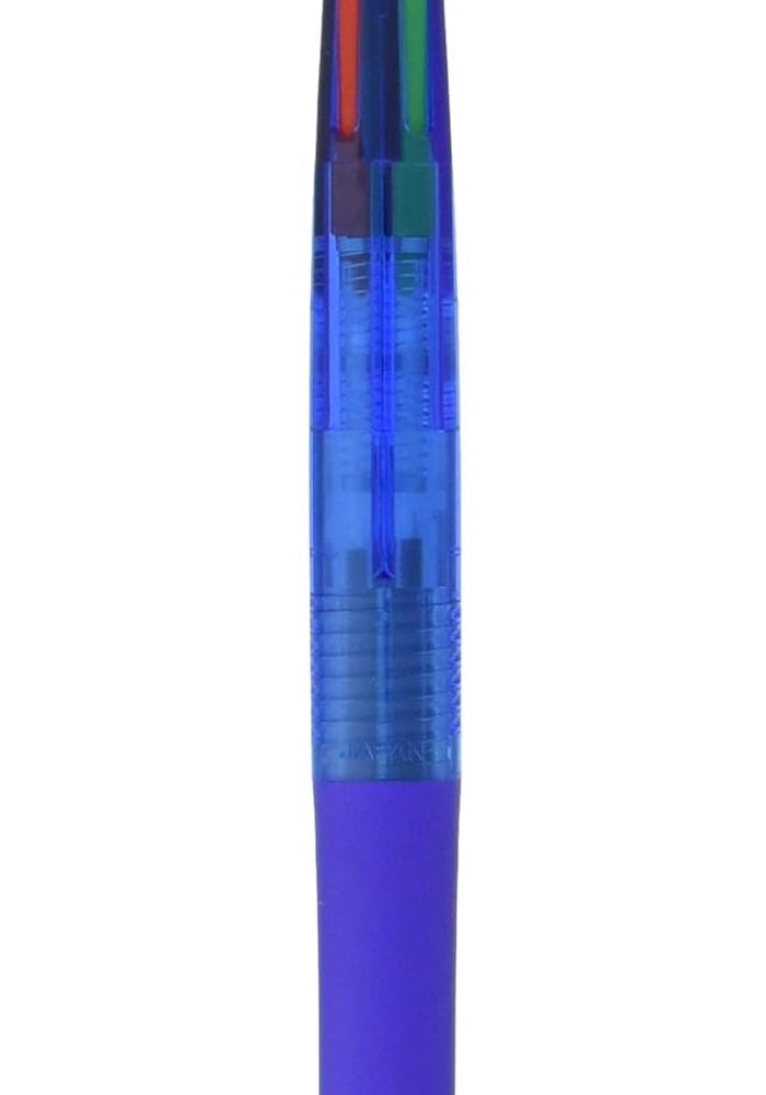 Zebra Pen Zebra B4SA1 Clip-on Multi Multifunctional Pen with 0.7mm Black, Blue, Red, Green Ink and 0.5mm Mechanical Pencil - Blue Barrel - Image 2