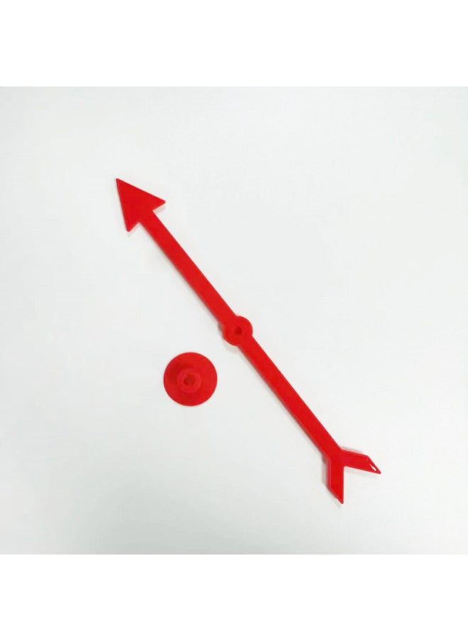 Generic - Plastic Game Toy Pointer Interactive Turntable Chess Piece Plastic Rotating Arrow Pointer DIY Table Game Accessories-Color:Red 30CM - Image 1