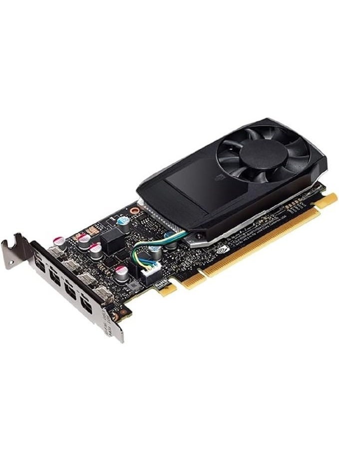 كارت شاشة احترافي – 2 جيجابايت DDR5، 4 منافذ mini DisplayPort 1.4، تصميم منخفض الارتفاع - Image 1