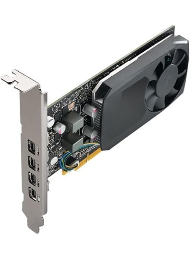 كارت شاشة احترافي – 2 جيجابايت DDR5، 4 منافذ mini DisplayPort 1.4، تصميم منخفض الارتفاع - Image 3