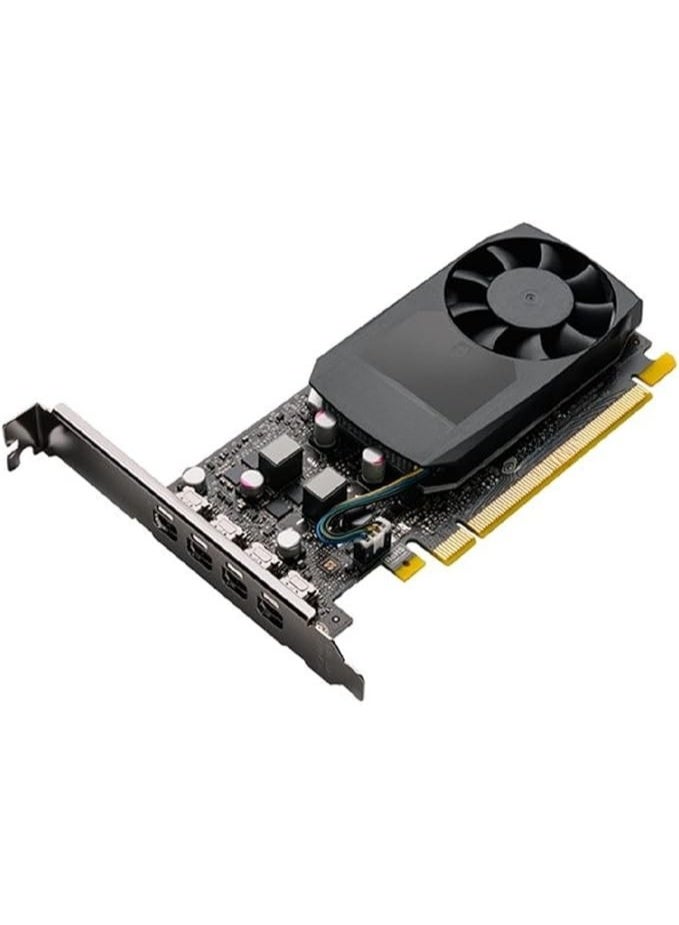 كارت شاشة احترافي – 2 جيجابايت DDR5، 4 منافذ mini DisplayPort 1.4، تصميم منخفض الارتفاع - Image 4