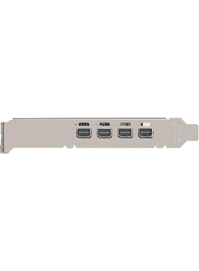 كارت شاشة احترافي – 2 جيجابايت DDR5، 4 منافذ mini DisplayPort 1.4، تصميم منخفض الارتفاع - Image 2