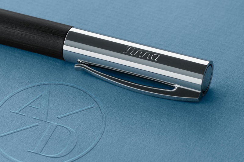 Faber-Castell Ambition Rollerball Pen - Black Resin - Image 5