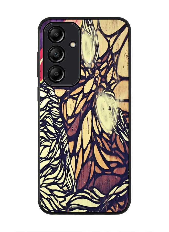 Stylizedd - Rugged Black Edge Case for Samsung Galaxy A55, Slim fit Soft Case Flexible Rubber Edges Anti Drop TPU Gel Thin Cover -  Wise Graffitti - Image 1