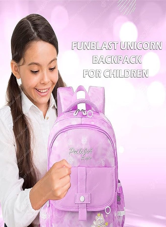 RAHU Unicorn Backpack for Children - School Bag for Student, School and College Bags, Lightweight Large Capacity Bag for Boys and Girls, Travel Bag, Picnic Bag (42 X 29 X 18 CM) - Image 5