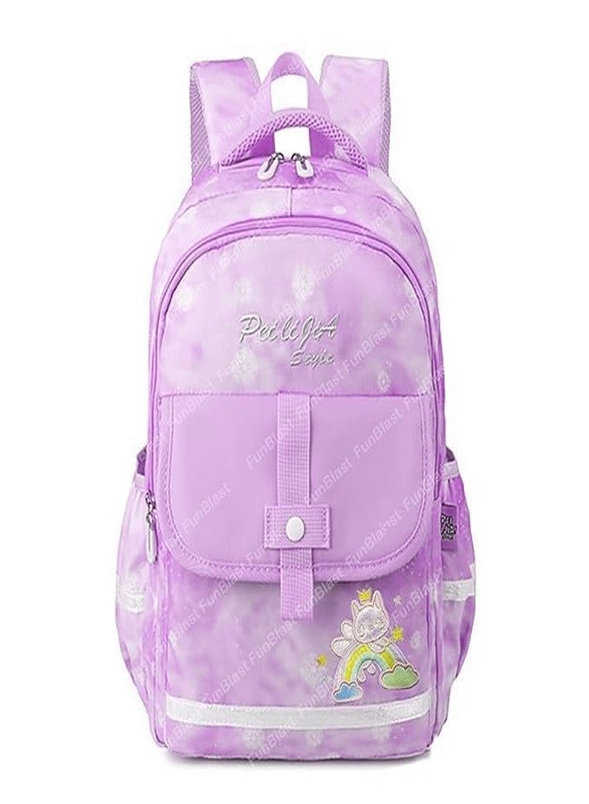 RAHU Unicorn Backpack for Children - School Bag for Student, School and College Bags, Lightweight Large Capacity Bag for Boys and Girls, Travel Bag, Picnic Bag (42 X 29 X 18 CM) - Image 1