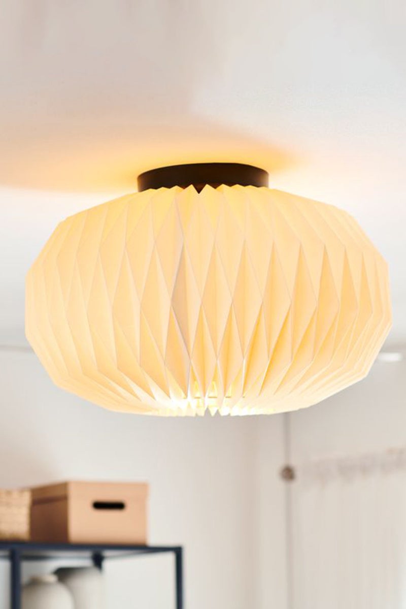 Tchibo Origami Ceiling Light With Light Bulb, White - Image 1