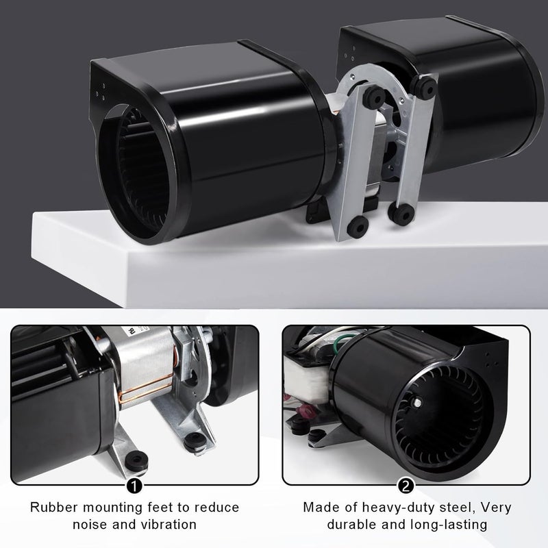 Criditpid GFK-160A GFK-160 Fireplace Blower Fan Kit for Heat N Glo, Quadra-Fire, Heatilator, Superior, Majestic, GTI, Hearth and Home DV3732, Quadra-Fire 7100, Heat N Glo SL-750TR-C, SL-750TR Blower Fan Kit - Image 5