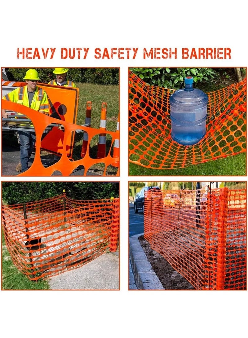 AL ARQAM Orange Plastic Safety Barrier Mesh – Heavy Duty Construction Warning Fence, Temporary Crowd Control Net, Road Work Safety Mesh for Indoor & Outdoor Use - Image 5