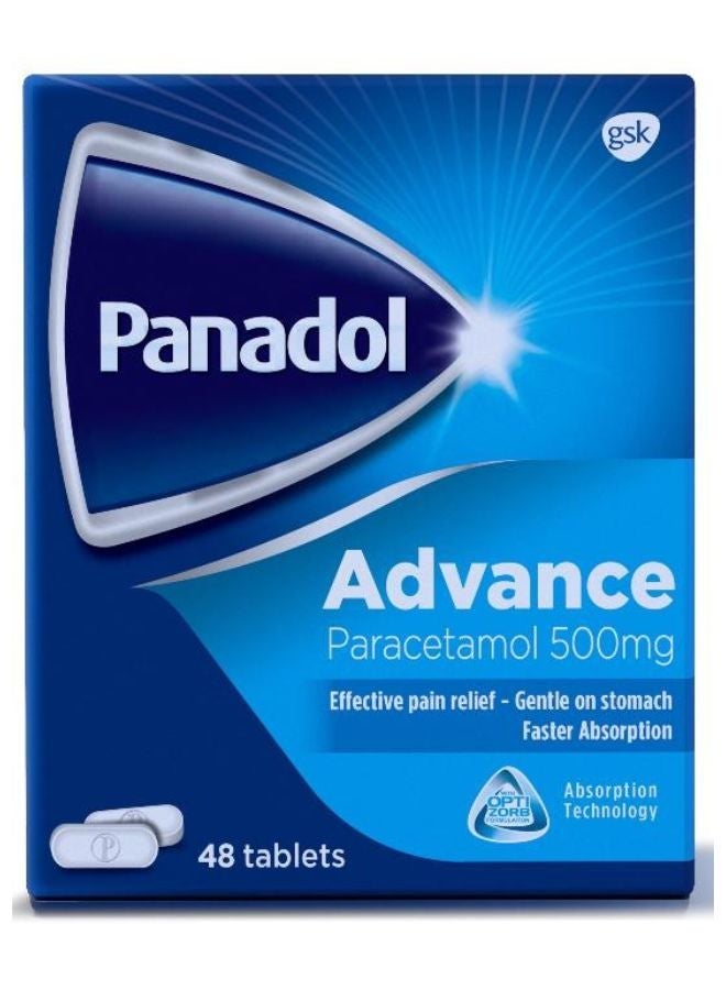 Panadol تقدم مع تركيبة أوبتي زorb 48 قرص