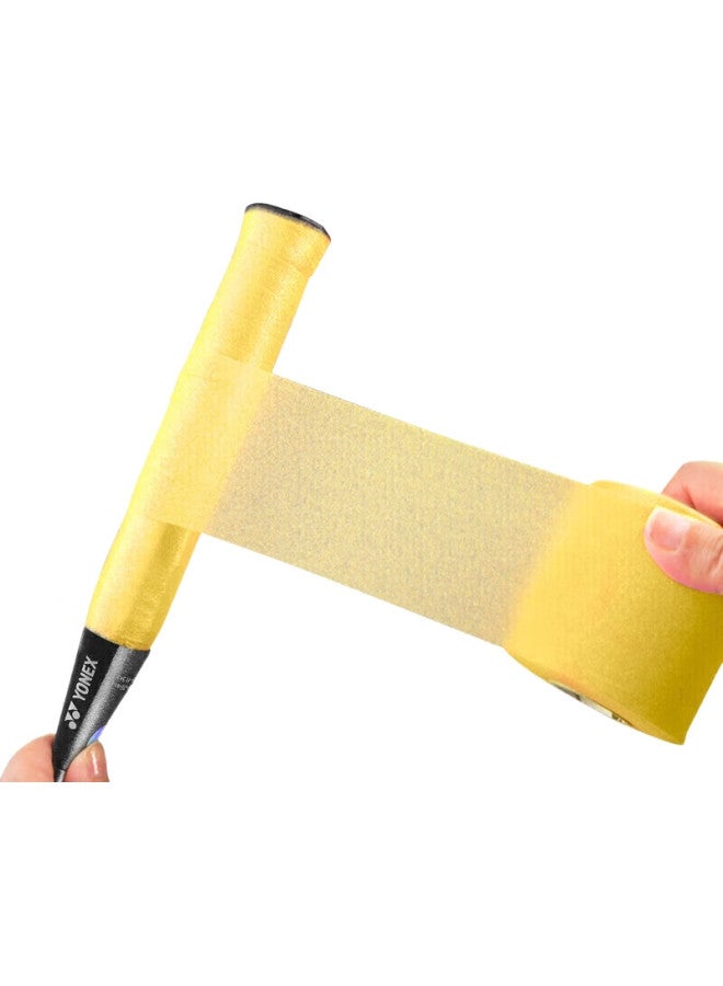 Yonex Shock-Absorbing Membrane, Cushioning Grip, Non-Slip Wrap, Binding Strap, Ac013Cr-004, Yellow - Image 2