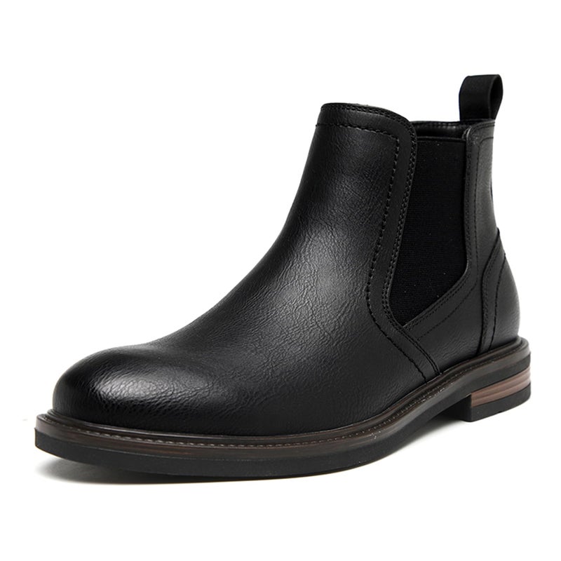 DECARSDZ Mens Comfortable Fashion Black Chelsea Boots Slip On Ankle Dress Oxford Chukka Boot for Men - Image 5