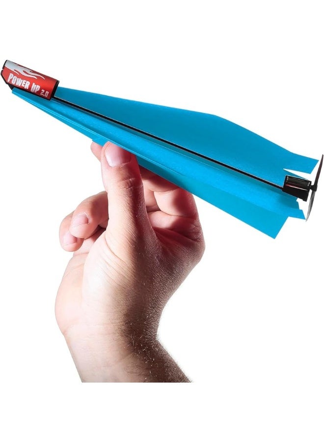 PowerUp POWERUP 2.0 New Paper Airplane Conversion Kit | Electric Motor for DIY Paper Planes | Fly Longer and Farther | Perfect for Kids & Adults | Ready to Use Aeroplane Engine Kits  - Image 3