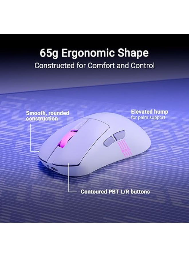 ASUS P722 ROG KERIS II Origin/WHT Computer Gaming Mouse, White - Image 3