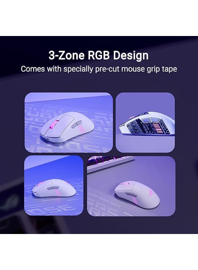 ASUS P722 ROG KERIS II Origin/WHT Computer Gaming Mouse, White - Image 5