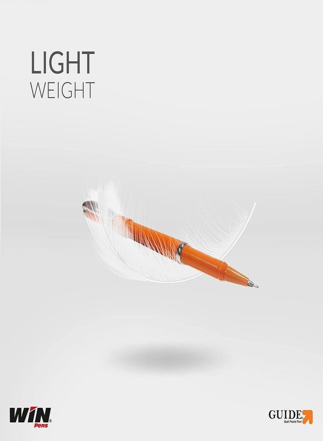 دبليو آي أن أقلام حبر جاف من وين جايد | ٢٠ قلم حبر أزرق و١٠ عبوات إعادة تعبئة | أقلام فاخرة بمشبك معدني أنيق | رأس ٠٫٦ مم | كتابة سلسة | للطلاب والامتحانات | للاستخدام في المدارس والمكاتب والشركات | مجموعة أقلام حبر جاف - Image 4