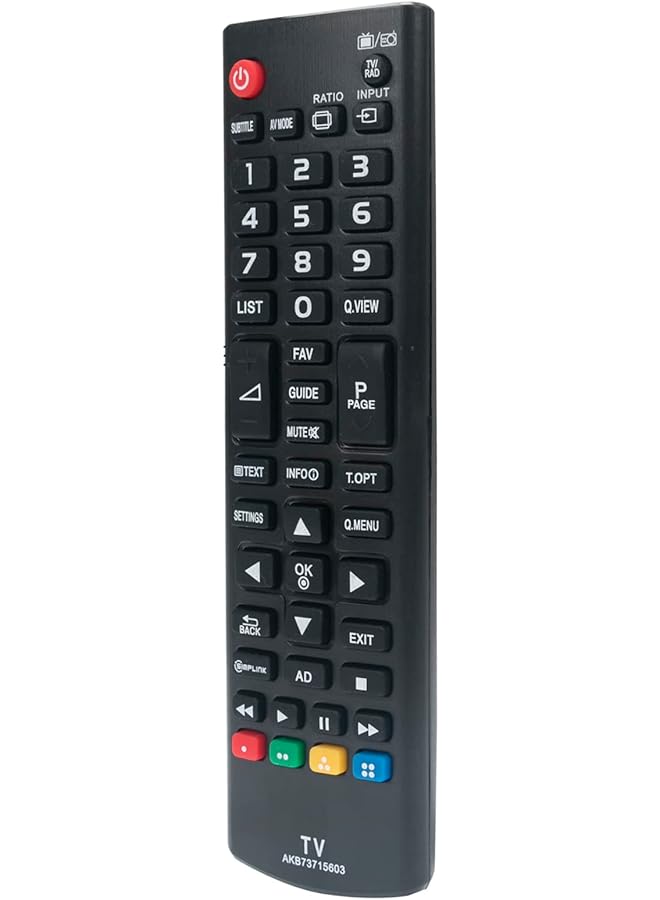 The Bros New AKB73715603 Remote Control fit for LG Plasma TV 50LN542V-ZD 32LA615V-ZE 42LA615V-ZE 47LA615V-ZE 32LA613V-ZF 32LA615V-ZF 42LA613V-ZF 42LA615V-ZF 47LA613V-ZF 47LA615V-ZF 32LA613V-ZG 32LA616V-ZG - Image 1