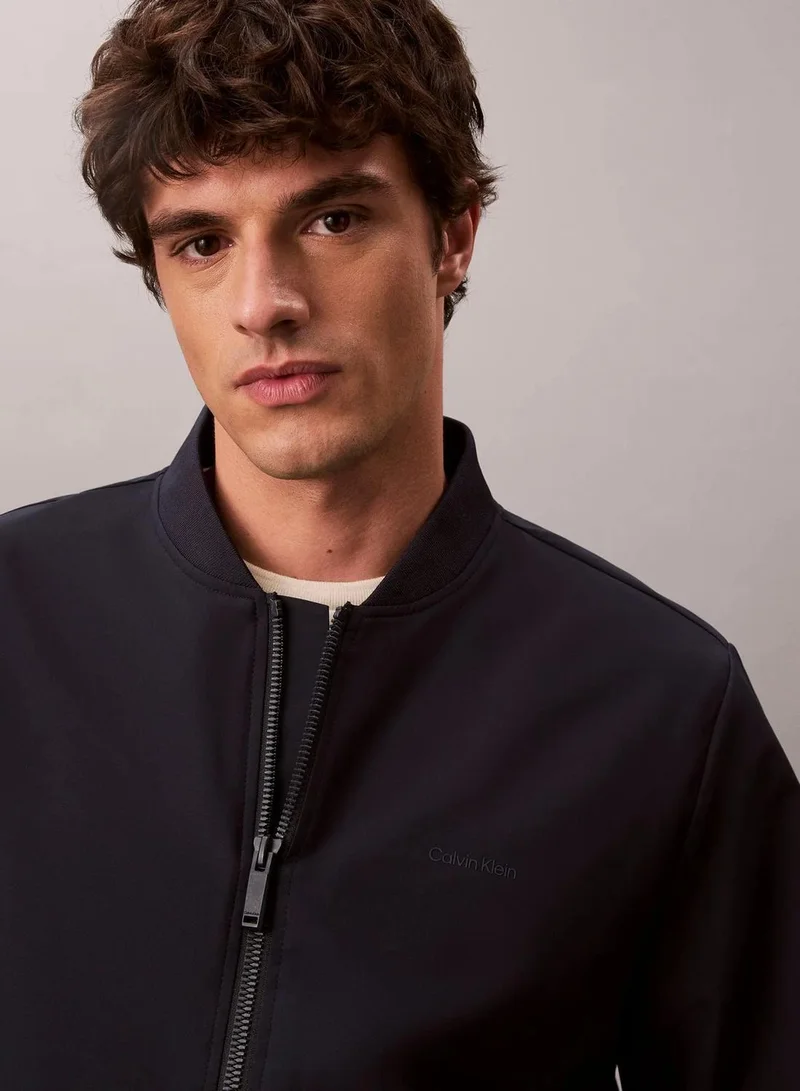 Calvin Klein Dark Sapphire Soft Tech Bomber Jacket for Men | Best Price UAE
