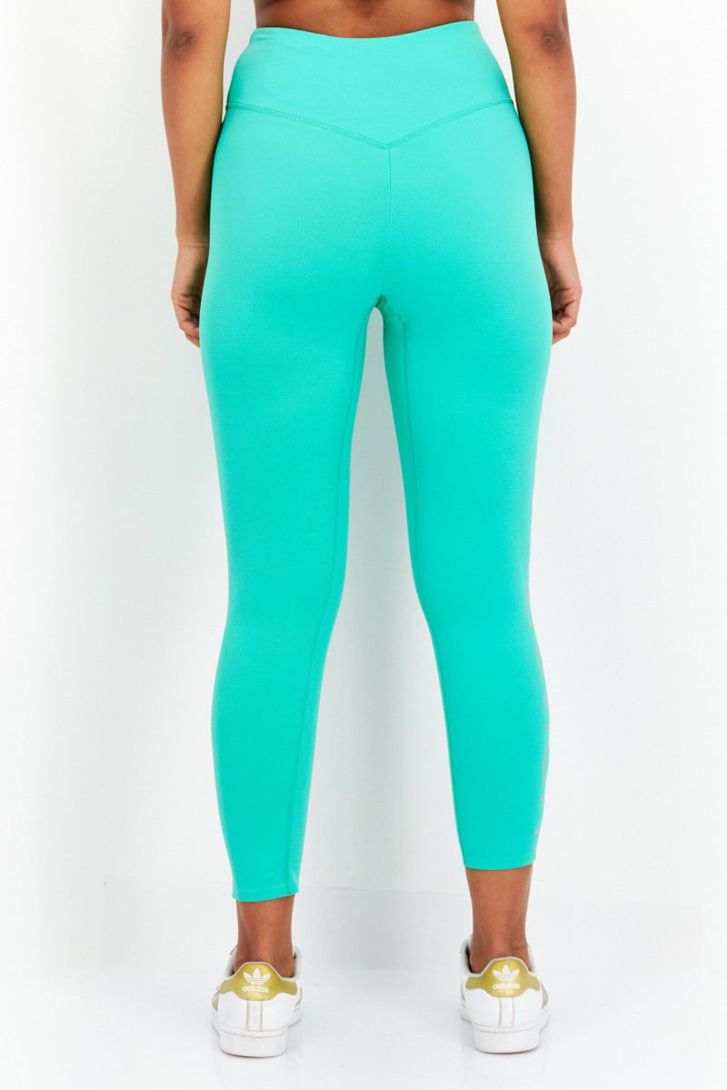 TRIUMPH Women 3/4th Plain Leggings, Green - Image 2